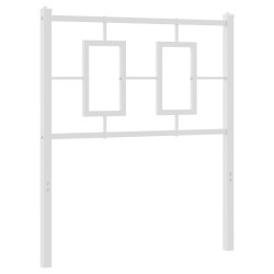 Tête de lit métal blanc 75 cm 