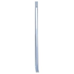 Supports pour poteau de clôture 2 pcs Acier galvanisé 