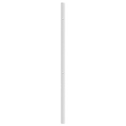 Tête de lit métal blanc 135 cm 