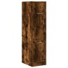 Armoire d'apothicaire chêne fumé 30x41x118 cm bois d'ingénierie 