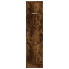 Armoire d'apothicaire chêne fumé 30x41x118 cm bois d'ingénierie 