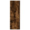 Armoire d'apothicaire chêne fumé 30x41x118 cm bois d'ingénierie 