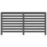 Cache-radiateur Gris 169x19x84 cm Bois massif de pin 
