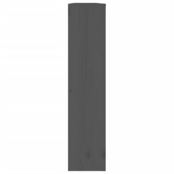 Cache-radiateur Gris 169x19x84 cm Bois massif de pin 