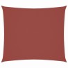 Voile de parasol tissu oxford rectangulaire 2x2,5 m terre cuite 