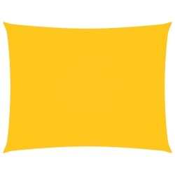 Voile de parasol tissu oxford rectangulaire 2x3 m jaune 