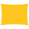 Voile de parasol tissu oxford rectangulaire 2x3 m jaune 