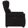 Fauteuil inclinable électrique noir tissu 