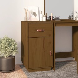 Armoire de bureau Marron miel 40x50x75 cm Bois massif de pin 