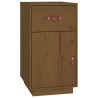 Armoire de bureau Marron miel 40x50x75 cm Bois massif de pin 