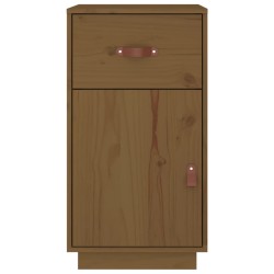 Armoire de bureau Marron miel 40x50x75 cm Bois massif de pin 