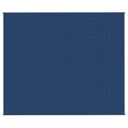 Couverture lestée Bleu 220x260 cm 15 kg Tissu 