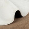 Tapis OVIEDO à poils courts crème Ø 80 cm 