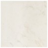 Table basse Blanc 60x60x35 cm Pierre véritable texture marbre 
