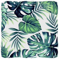 Pouf palette de jardin noir bois de pin imprégné 