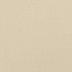 Ensemble de canapés 2 pcs avec coussins Crème Tissu 