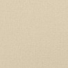 Ensemble de canapés 2 pcs avec coussins Crème Tissu 