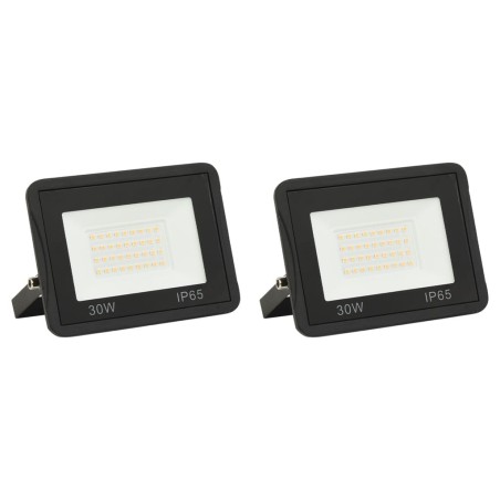 Projecteurs à LED 2 pcs 30 W Blanc chaud  