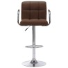 Chaise de bar Marron Tissu 