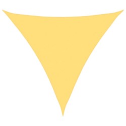 Parasol en PEHD triangulaire 5x5x5 m Beige 