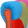 Canapé Chesterfield 2 places tissu 