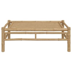 Table basse de jardin 100x55x33 cm bambou 