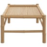 Table basse de jardin 100x55x33 cm bambou 