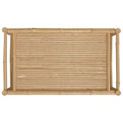 Table basse de jardin 100x55x33 cm bambou 