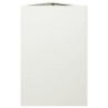 Jardinière blanc triangulaire 50x43x75 cm acier 