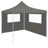 Paroi latérale de belvédère avec fenêtres 4x2 m Anthracite 
