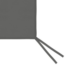 Paroi latérale de belvédère avec fenêtres 4x2 m Anthracite 
