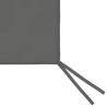 Paroi latérale de belvédère avec fenêtres 4x2 m Anthracite 