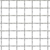 Clôture de jardin sertie Acier inoxydable 100x85 cm 21x21x2,5mm 