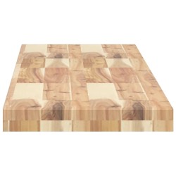 Dessus de table 120x30x4 cm rectangulaire bois massif d'acacia 
