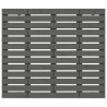 Tête de lit murale Gris 106x3x91,5 cm Bois massif de pin 