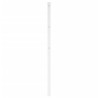 Tête de lit métal blanc 135 cm 