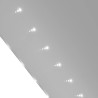 Miroir de salle de bain 100 x 60 cm avec lumières LED 