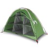 Tente de rangement avec 9 compartiments vert imperméable 