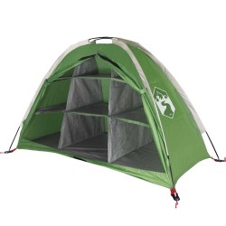Tente de rangement avec 9 compartiments vert imperméable 