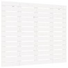 Tête de lit murale Blanc 106x3x91,5 cm Bois massif de pin 