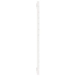 Tête de lit murale Blanc 106x3x91,5 cm Bois massif de pin 