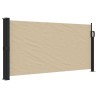 Auvent latéral rétractable beige 100x300 cm 