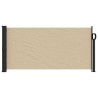 Auvent latéral rétractable beige 100x300 cm 