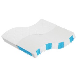 Matelas à ressorts ensachés dureté moyenne 180x200 cm 