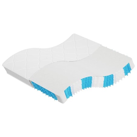 Matelas à ressorts ensachés dureté moyenne 180x200 cm 