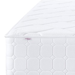 Matelas à ressorts ensachés dureté moyenne 180x200 cm 
