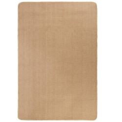 Tapis en jute avec support en latex 70 x 130 cm Naturel 