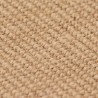 Tapis en jute avec support en latex 70 x 130 cm Naturel 