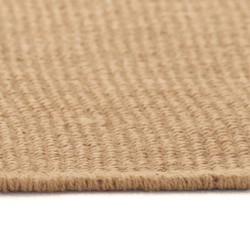 Tapis en jute avec support en latex 70 x 130 cm Naturel 