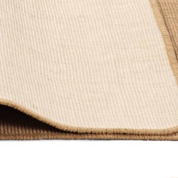 Tapis en jute avec support en latex 70 x 130 cm Naturel 